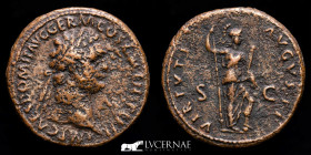 Domitian bronze As 13,27 g. 28 mm Rome 90-91 A.D. GVF