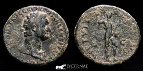 Domitian Bronze As 11,38 g., 27 mm. Rome 81-96 A.D. Good very fine