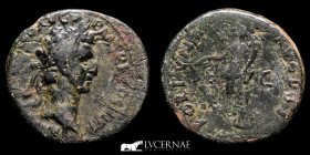 Nerva Bronze As 9,73 g., 26 mm. Rome 97 A.D. Good very fine