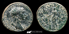 Trajan Orichalcum Dupondius 10.62 g 26 mm Rome 98-117 A.D. nEF