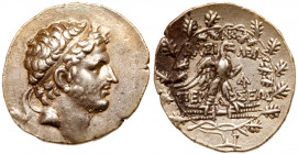 Macedonian Kingdom. Perseus. Silver Tetradrachm, 179-168 BC. Pella or Amphipolis, ca. 173-171 BC. Au&hellip;, mintmaster. Diademed head of Perseus rig...