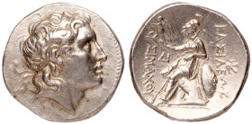 Thracian Kingdom. Lysimachos (306-281 BC), Silver Tetradrachm (17.29 g). Amphipolis mint, ca. 288-281 BC. Diademed head of Alexander the Great right, ...