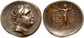 Bithynian Kingdom. Nikomedes II Epiphanes. Silver Tetradrachm (16.86 g), ca. 149-127 BC. BE 151 (147/6 BC). Diademed head of Nikomedes II right. Rever...