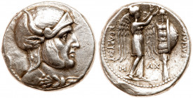 Seleukid Kingdom. Seleukos I Nikator. Silver Tetradrachm (17.04 g), 312-281 BC. Susa, ca. 305/4-295 BC. Head of hero right (assimilating Seleukos I, A...