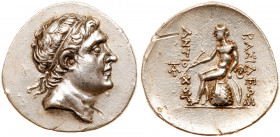 Seleukid Kingdom. Antiochos Hierax. Silver Tetradrachm (16.64 g), 242-227 BC. Parion. Diademed head of Antiochos Hierax or Antiochos I right. Reverse:...
