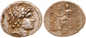Seleukid Kingdom. Alexander I Balas. Silver Tetradrachm (16.40 g), 152/1-145 BC. Antioch on the Orontes, ca. 150 BC. Diademed head of Alexander I righ...