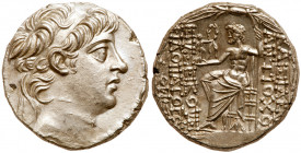 Seleukid Kingdom. Antiochos X Eusebes Philopator, 94-83 BC. Silver Tetradrachm (15.72g). Diademed head of Antiochos X to r. without sideburn and plain...