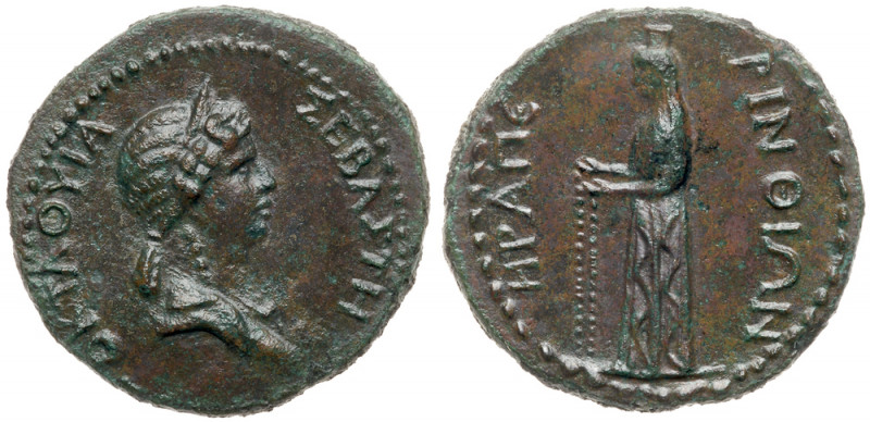 Octavia, wife of Nero., AE 27 mm (9.56 g), Augusta AD 54-62. Perinthus in Thrace...