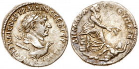Trajan. Silver Tetradrachm (14.47 g), AD 98-117. Antioch in Syria, RY 15 and Cos. V (AD 111). AYTOKP KAIC NEP TPAIANOY CEB &Gamma;EPM &Delta;AK, Laure...
