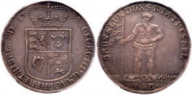 Brunswick-L&uuml;neberg, George II, King of Great Britain (1727-60). Silver Taler, 1734-IAB. Crowned shield, GEORG II D G MAG BR FR ET HIB REX F D 173...