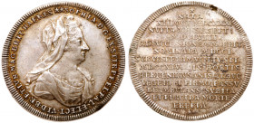Brunswick-L&uuml;neburg-Calenberg-Hannover. George Ludwig As Elector (1698-1714). Silver Taler, 1714. Death of Sophia von der Pfalz, Mother of George ...