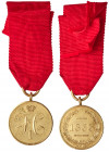 Award Medal for the Turkish-Egyptian War of 1833 – General Muraviev Campaign. Gilt Bronze. Novodel. 26 mm. Bit H829 (R2). Crowned cipher of Nicholas I...