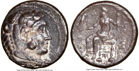 MACEDONIAN KINGDOM. Alexander III the Great (336-323 BC). AR tetradrachm (25mm, 17.29 gm, 12h). NGC Choice VF 5/5 - 2/5. Lifetime issue of Myriandrus ...