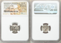 MACEDONIAN KINGDOM. Alexander III the Great (336-323 BC). AR drachm (15mm, 4.29 gm, 11h). NGC Choice VF 5/5 - 4/5. Posthumous issue of Lampsacus, ca. ...