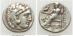 MACEDONIAN KINGDOM. Alexander III the Great (336-323 BC). AR drachm (17mm, 4.22 gm, 11h). Choice Fine. Early posthumous issue of Sardes, ca. 323-319 B...