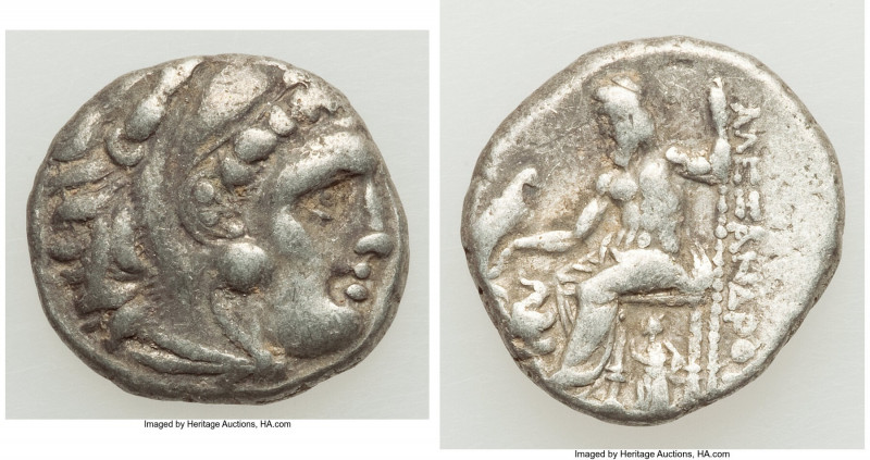 MACEDONIAN KINGDOM. Alexander III the Great (336-323 BC). AR drachm (16mm, 4.14 ...