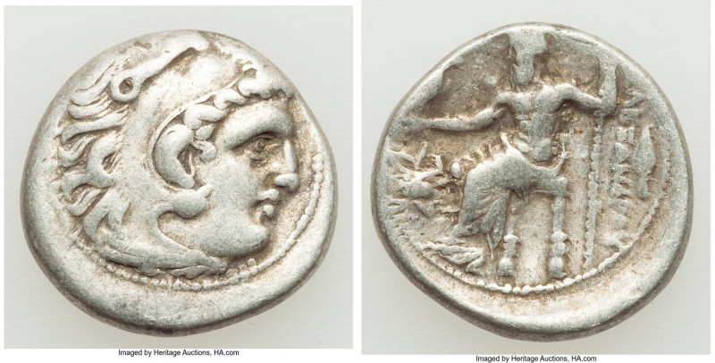 MACEDONIAN KINGDOM. Alexander III the Great (336-323 BC). AR drachm (17mm, 4.25 ...