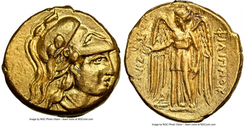 MACEDONIAN KINGDOM. Philip III Arrhidaeus (323-317 BC). AV stater (17mm, 8.54 gm...