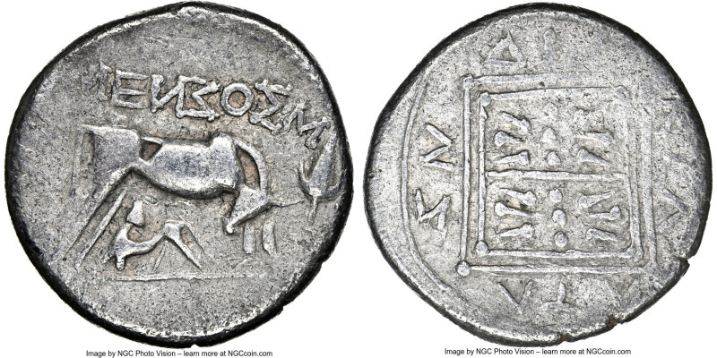 ILLYRIA. Dyrrhachium. Ca. 3rd-1st centuries BC. AR drachm (17mm, 2h). NGC VF. Co...