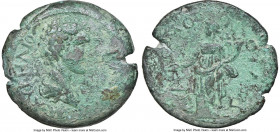 EGYPT. Alexandria. Marcus Aurelius, as Caesar (AD 161-180). AE drachm (35mm, 11h). NGC VF. Dated Regnal Year 8 (AD 144/5). Μ ΑVΡΗΛΙΟϹ-ΚΑΙϹΑΡ, bare hea...