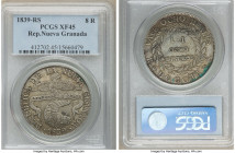 Nueva Granada 8 Reales 1839-RS XF45 PCGS, Bogota mint, KM98.

HID09801242017

© 2020 Heritage Auctions | All Rights Reserved