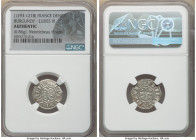 Burgundy. Eudes III 3-Piece Lot of Certified Deniers ND (1193-1218) Authentic NGC, PdA-5659. Weights range from 0.86-0.96gm. Sold as is, no returns. E...