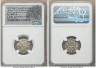 La Marche. Hugh IX-X 3-Piece Lot of Certified Deniers ND (1199-1249) Authentic NGC. Struck in the name of Louis. Weights range from 0.86-0.92gm. Sold ...