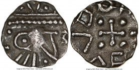 Early Anglo-Saxon. Continental Issue Sceat ND (690-715) AU53 NGC, Series D, Type 2c, S-792. 1.15gm. 

HID09801242017

© 2020 Heritage Auctions | A...