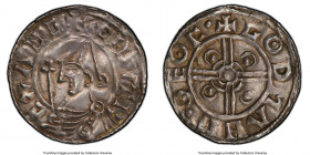 Kings of All England. Cnut (1016-1035) Penny ND (1024-1030) AU55 PCGS, York mint, Godman as moneyer, Pointed Helmet type, S-1158, N-787. 

HID098012...
