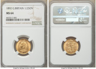 Victoria gold 1/2 Sovereign 1892 MS64 NGC, KM766. AGW 0.1177 oz. 

HID09801242017

© 2020 Heritage Auctions | All Rights Reserved