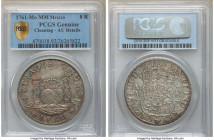 Charles III 8 Reales 1761 Mo-MM AU Details (Cleaning) PCGS, Mexico City mint, KM105. Tip of cross between H and I in legend.

HID09801242017

© 20...