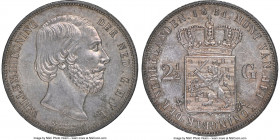 Willem III 2-1/2 Gulden 1851 UNC Details (Cleaned) NGC, Utrecht mint, KM82. Lilac-gray with orange undertones. 

HID09801242017

© 2020 Heritage A...