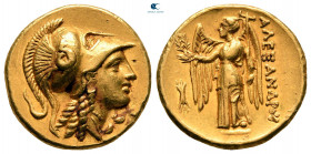 Kings of Macedon. Amphipolis. Alexander III "the Great" 336-323 BC. Struck under Antipater, circa 325-319 BC. Stater AR