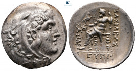 Thrace. Odessos. In the name and types of Alexander III of Macedon circa 225-200 BC. Eupro–, magistrate. Tetradrachm AR