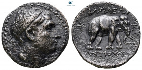 Seleukid Kingdom. Uncertain mint 56. Antiochos III Megas 222-187 BC. Tetradrachm AR