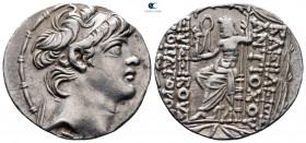 Seleukid Kingdom. Antioch on the Orontes. Antiochos X Eusebes Philopator 94-88 BC. Tetradrachm AR