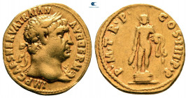 Trajan AD 98-117. Struck AD 101/2. Rome. Aureus AV