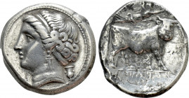 CAMPANIA. Neapolis. Nomos (275-250 BC)