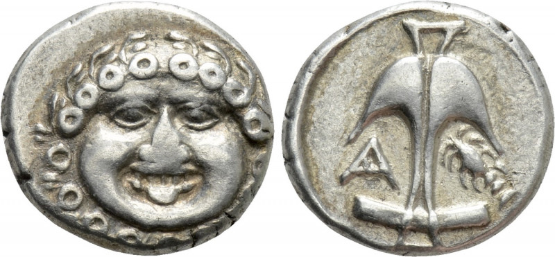 THRACE. Apollonia Pontika. Tetrobol (425-375 BC). 

Obv: Facing gorgoneion.
R...
