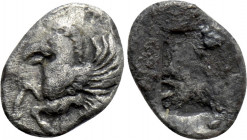 MACEDON. Argilos. Tetartemorion or 1/48th Stater (Circa 470-460 BC)