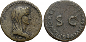 JULIA AUGUSTA (LIVIA) (Augusta, 14-29). Dupondius. Rome