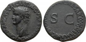 GERMANICUS (Died 19). As. Rome. Struck under Caligula