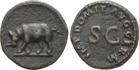 DOMITIAN (81-96). Quadrans. Rome