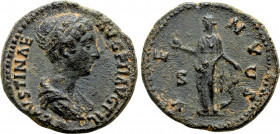 FAUSTINA II (Augusta, 147-175). As or Dupondius. Rome