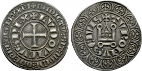 FRANCE. Royal. Louis IX (1226-1270). Gros Tournois