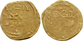 ISLAMIC. Mongols. Chingiz (Genghis) Khan (AH 602-624 / AD 1206-1227). GOLD Dinar. Bukhara