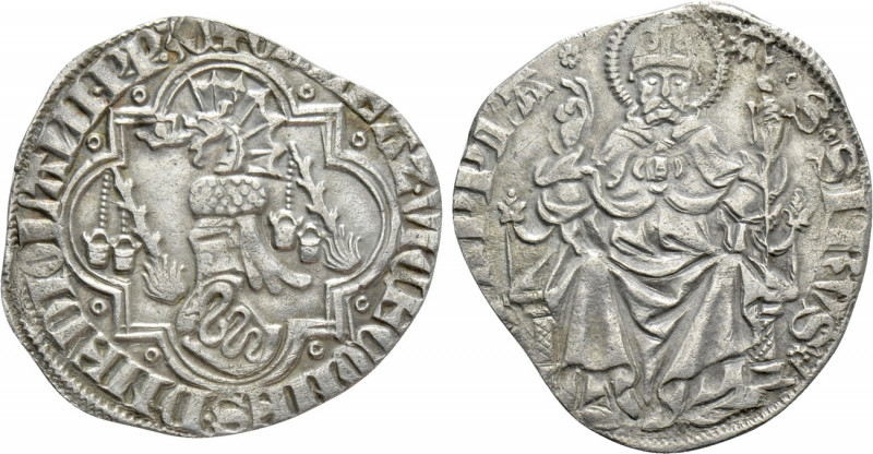 ITALY. Milano. Galeazzo II Visconti (1359-1378). Grosso. 

Obv: GALEAZ VICOMIS...
