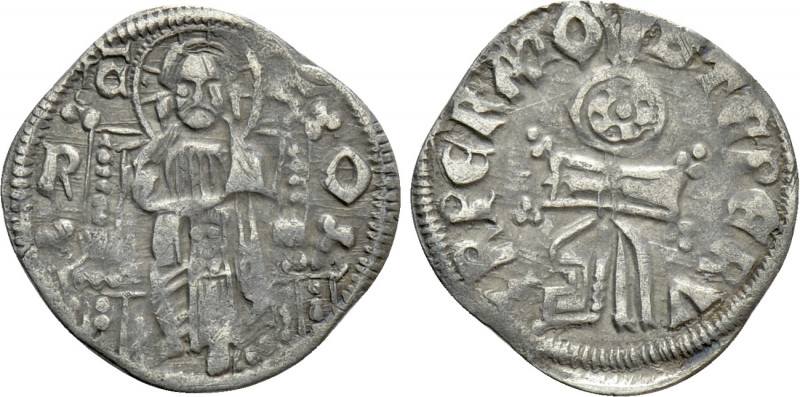 SERBIA. Stefan Uroš IV Dušan (1331-1355). Dinar. 

Obv: IC - XC / R - O. 
Chr...