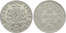 GERMANY. Bremen. 36 Grote (1845)
