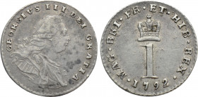 GREAT BRITAIN. George III (1760-1820). 1 Penny (1792)